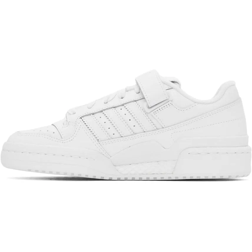 adidas Originals White Forum Low Sneakers