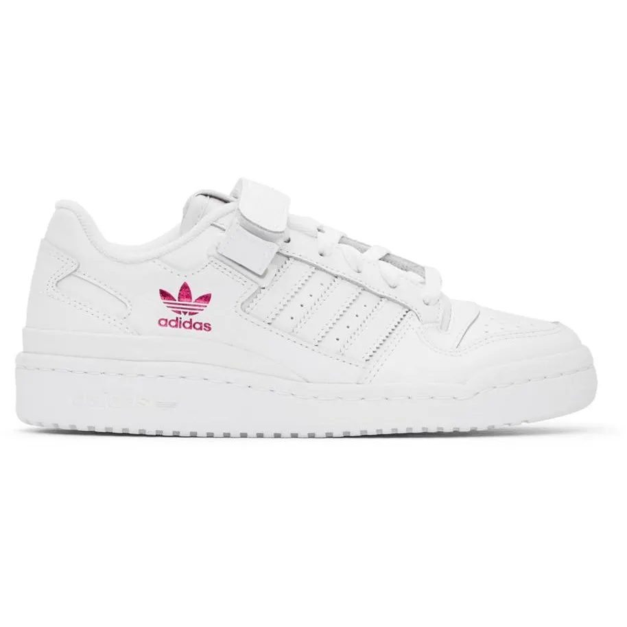 adidas Originals White Forum Low Sneakers