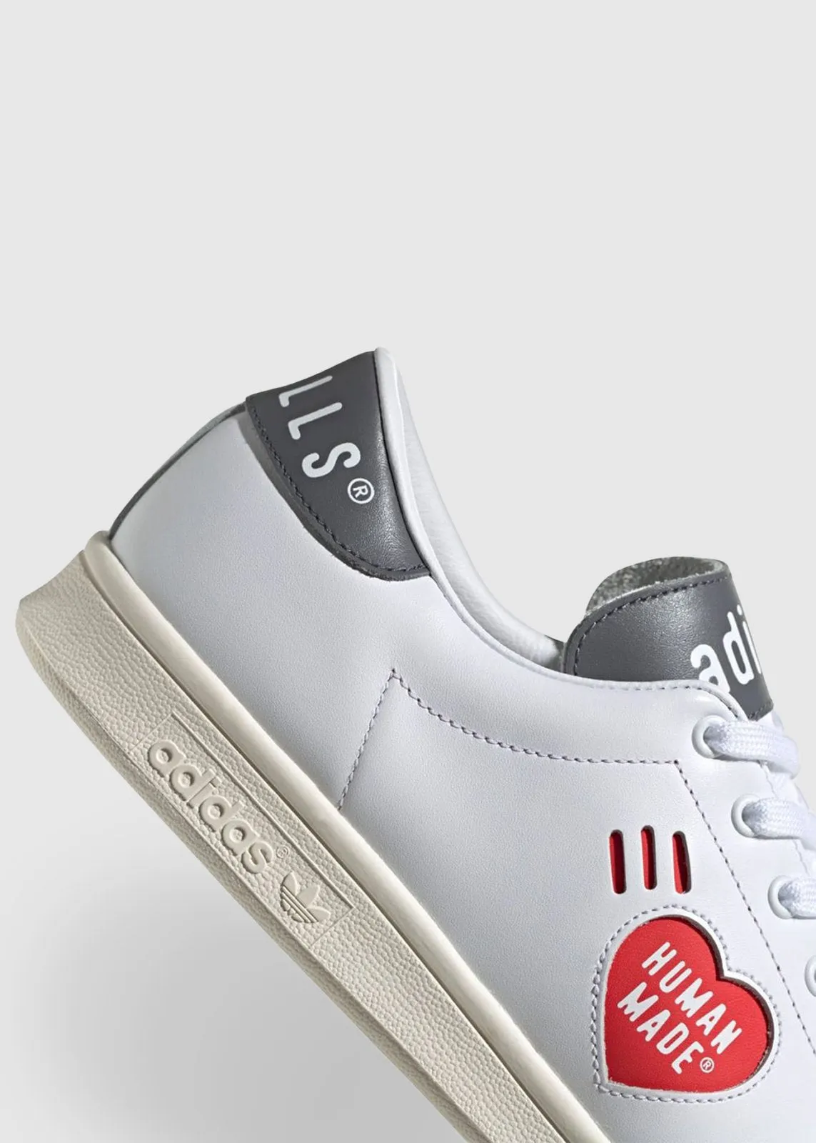 ADIDAS X HUMAN MADE: STAN SMITH SHOE [WHITE/ONYX]