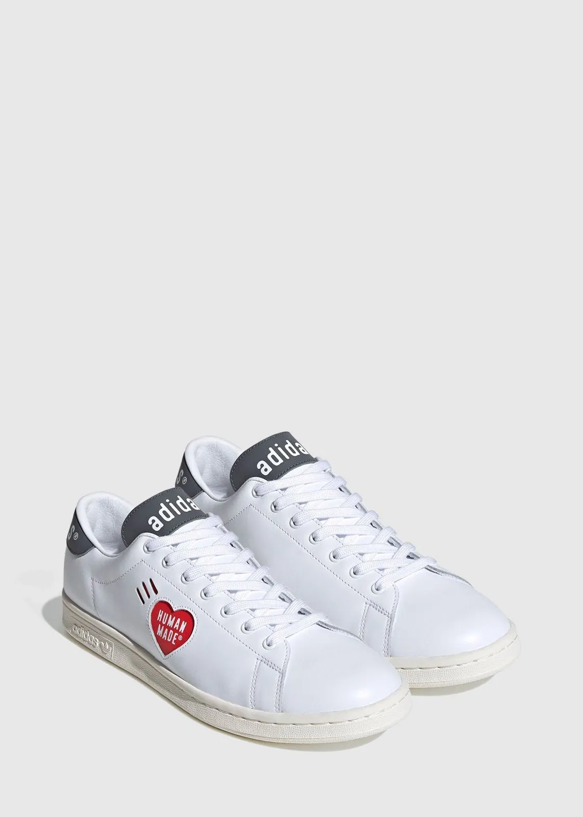 ADIDAS X HUMAN MADE: STAN SMITH SHOE [WHITE/ONYX]