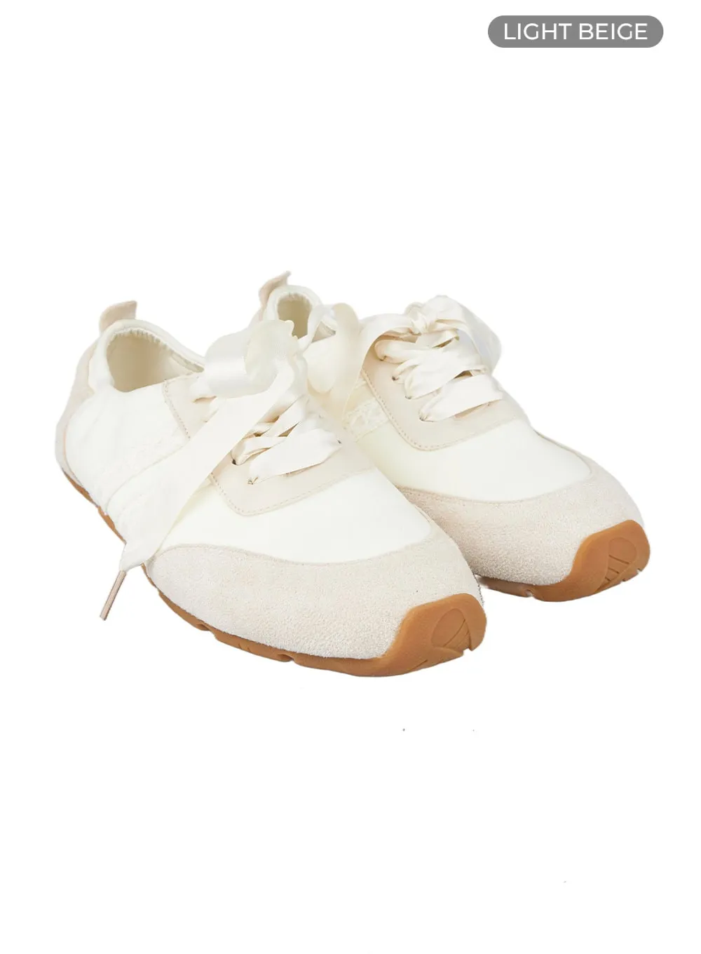 Balletcore Ribbon Lace Sneakers IS402