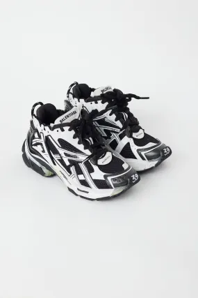 Black & White Runner Sneaker