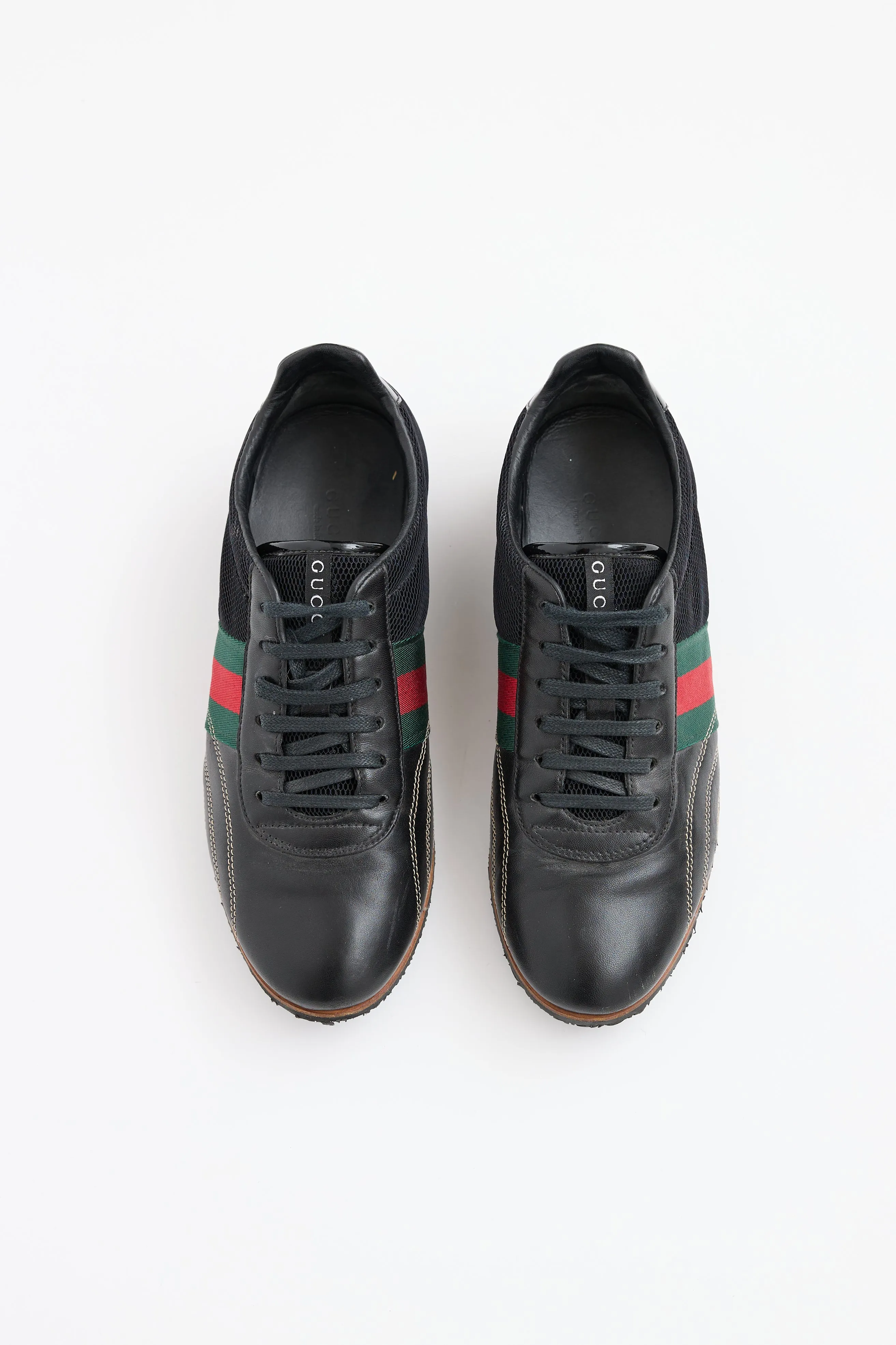 Black Monogram Web Sneaker