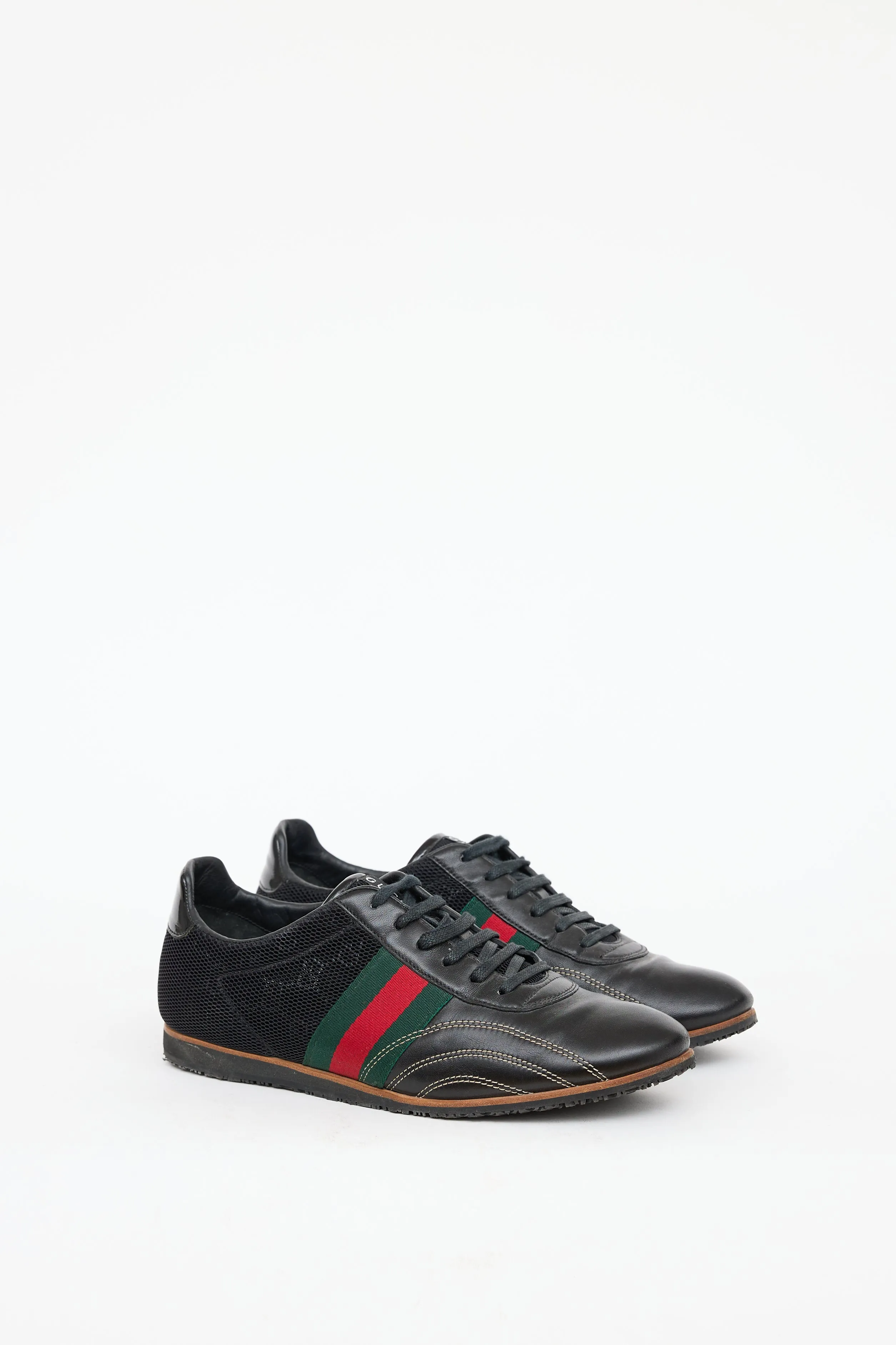 Black Monogram Web Sneaker