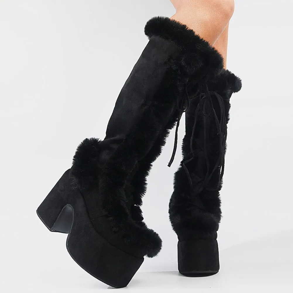 Chunky Heels Boots