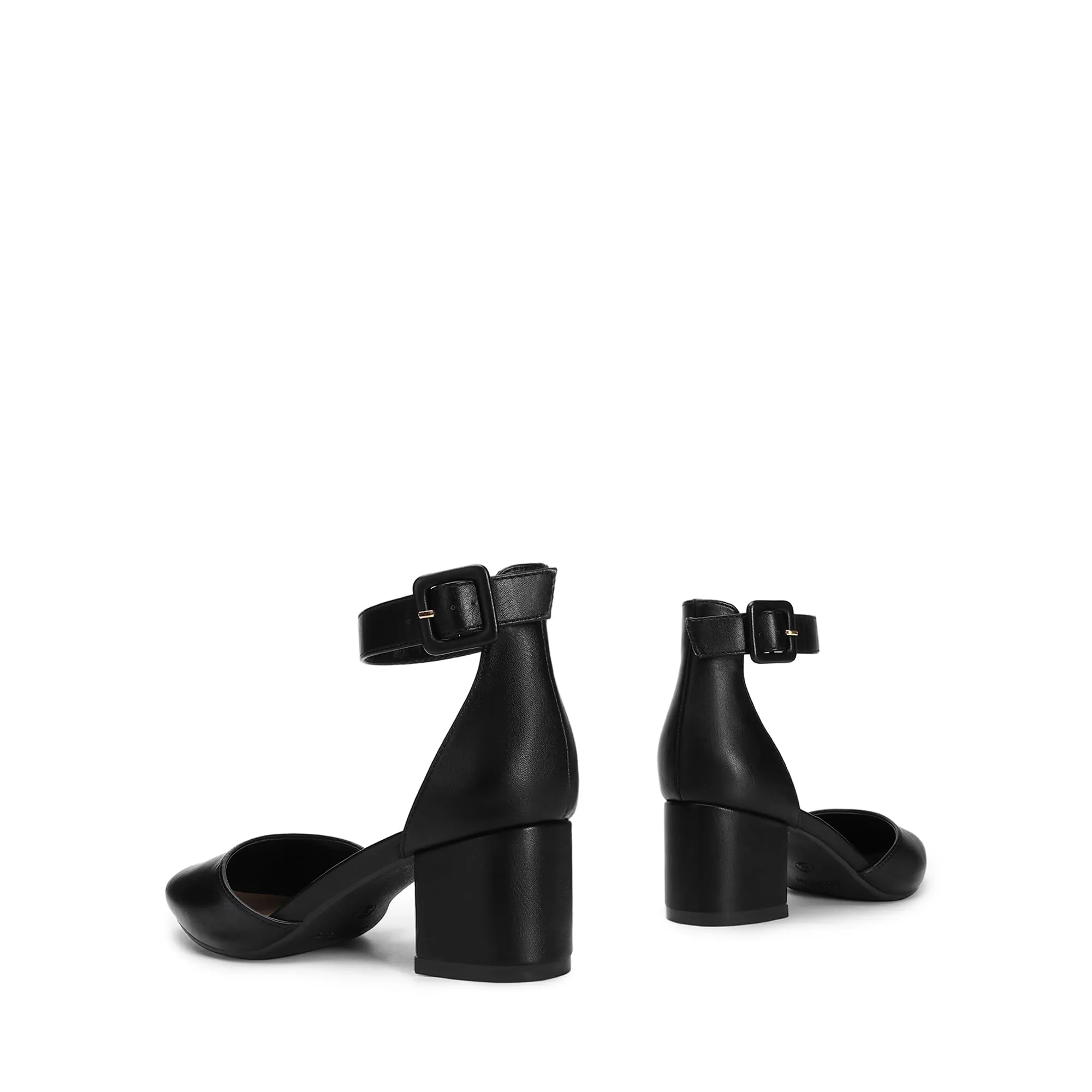 DREAM PAIRS ANNEE Heels Pumps Rhinestone Closed Toe Block Chunky Shoes