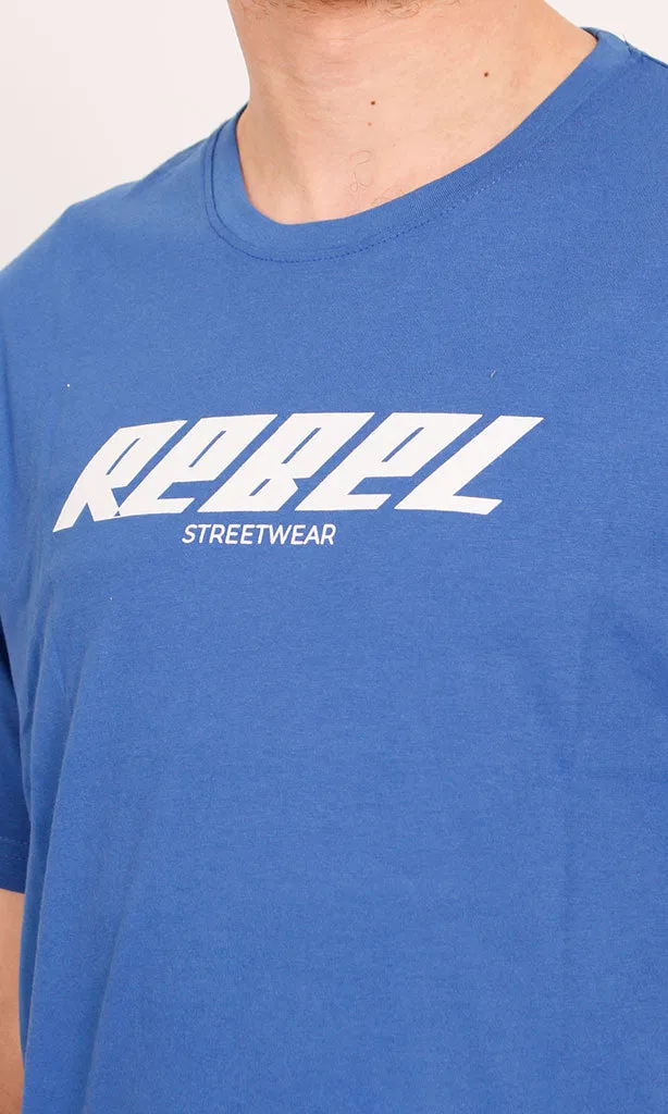 O203105 - Rebel Graphic T-Shirt  Royal Blue