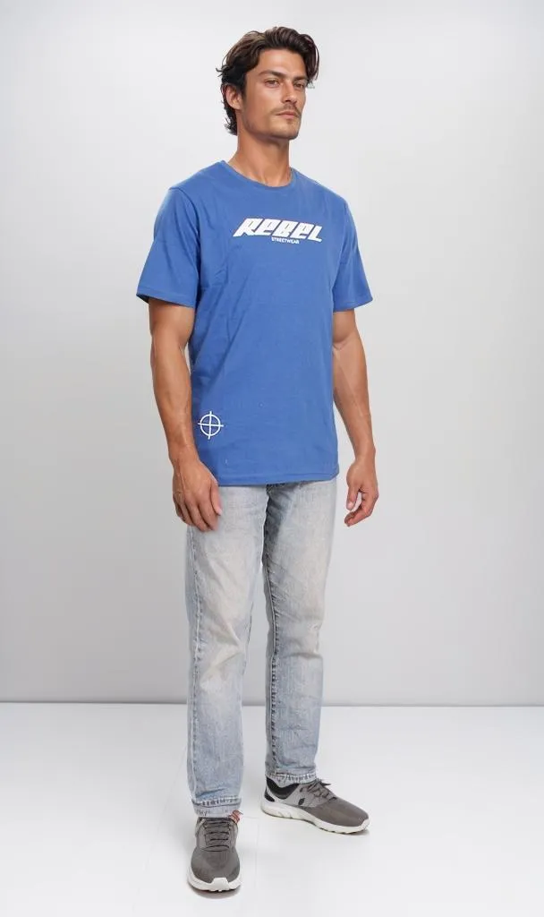 O203105 - Rebel Graphic T-Shirt  Royal Blue