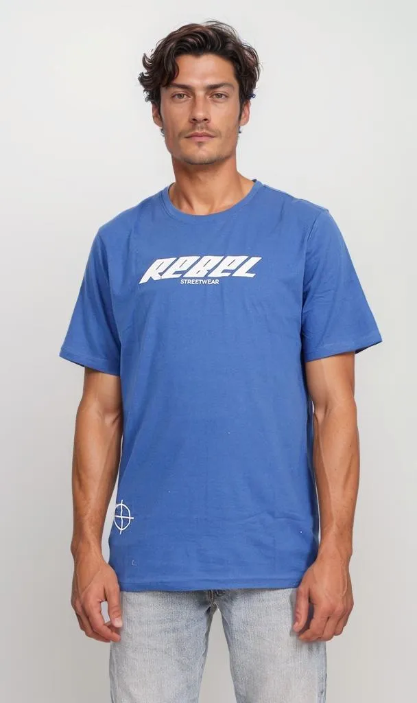 O203105 - Rebel Graphic T-Shirt  Royal Blue