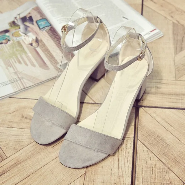 Summer Women Shoes Gladiator Buckle Strap Cover
